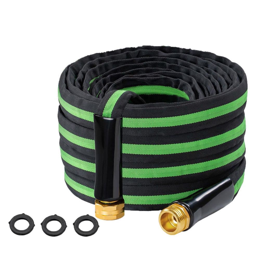 25FT Heavy-Duty Kink-Free Flexible Garden Hose with Aluminum Brass Fittings, Non-Expanding Design for Outdoor Use price history on PriceWatchPro