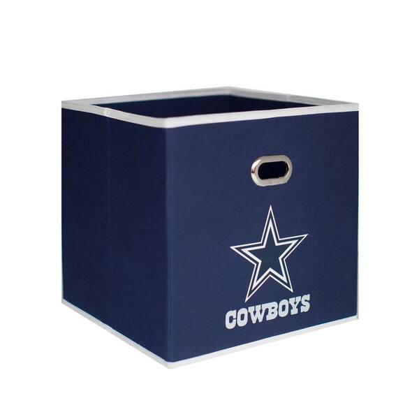 MyOwnersBox Dallas Cowboys NFL Store Its 10-1/2 in. x 10-1/2 in. x 11 in. Navy Blue Fabric Drawer