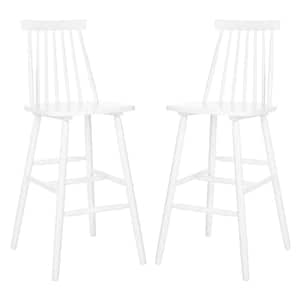 Beaufort 44.5 in. White Bar Stool (Set of 2)