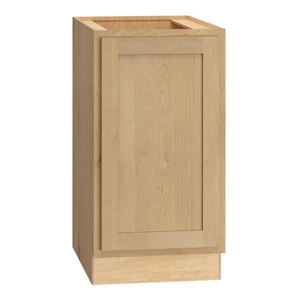 QuickShip Cottage 18 in. W x 24 in. D x 34.5 in. H Assembled Plywood Base Kitchen Cabinet in Canopy Partial Overlay