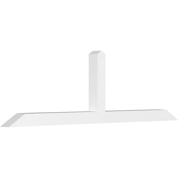 Ekena Millwork Portland 84 in. W x 24.5 in. H x 4 in. D Signature Polyurethane Bracket