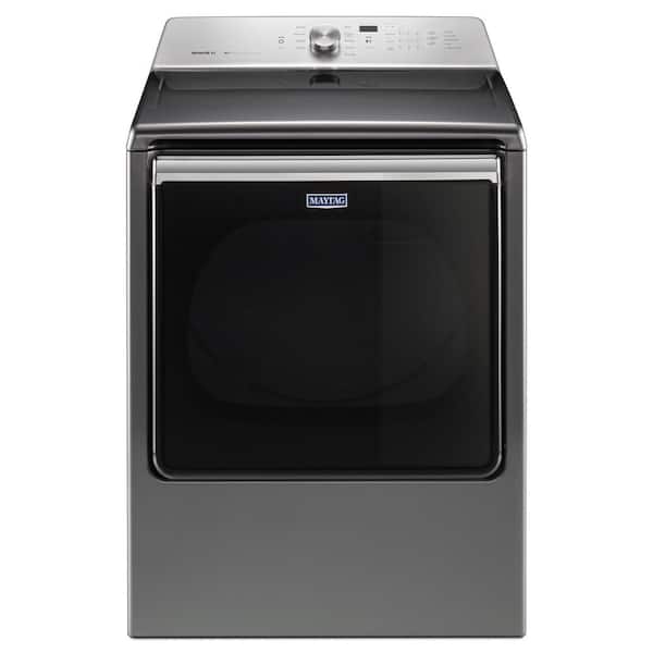 Maytag 8.8 cu. ft. 240-Volt Metallic Slate Electric Vented Dryer with Advanced Moisture Sensing, ENERGY STAR