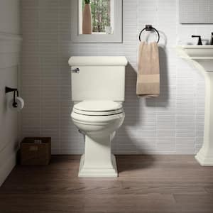 Memoirs Classic 2-Piece 1.28 GPF Single Flush Elongated Toilet with AquaPiston Flush Technology in Biscuit
