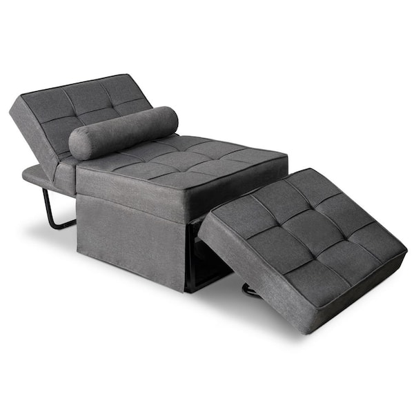 Good Gracious 29 25 In Dark Gray, Chairs That Fold Out Into Beds