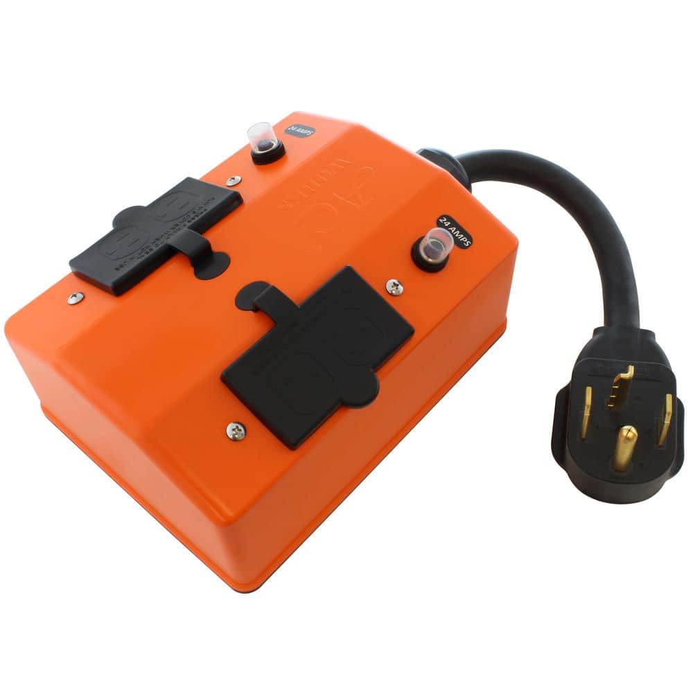 1.5 ft. NEMA 14-30 4-Prong Dryer Plug to PDU Outlet Box (GFCI and Breakers) price history on PriceWatchPro