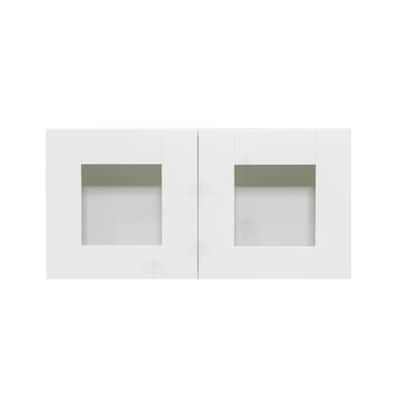 Glass Door Wall Kitchen Cabinets, Wall Bridge Cabinet With Glass Doors