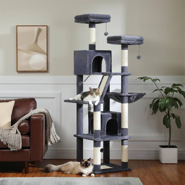 Foobrues Large Cat Tree for Indoor Cats, Multi-Level Cat