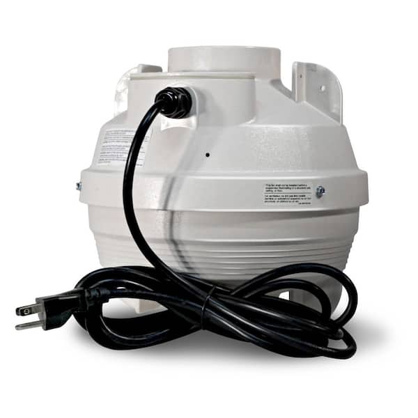 Suncourt 4 in. Centrifugal Tube Fan with Cord