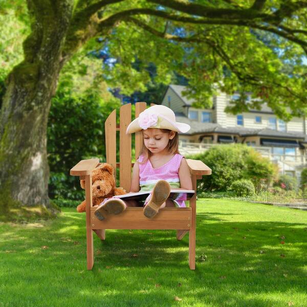 Casafield Children's Adirondack Chairs, Wooden Kid's Seating