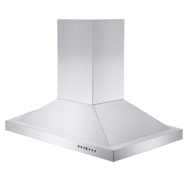 ZLINE Kitchen and Bath 30 in. 700 CFM Ducted Island Mount Range Hood with Dual Remote Blower in Stainless Steel