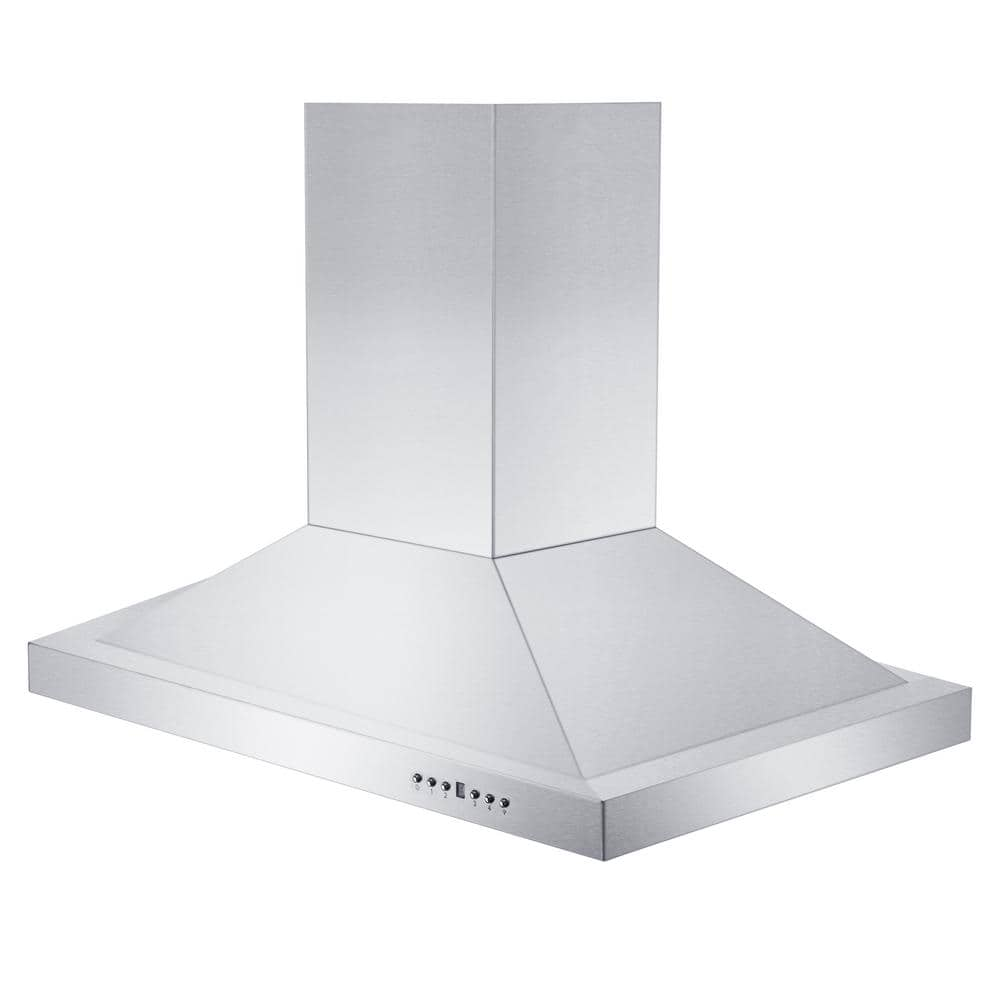 30 in. 400 CFM Ducted Island Mount Range Hood in with Single Remote Blower in Stainless Steel -  ZLINE Kitchen and Bath, GL2i-RS-30-400