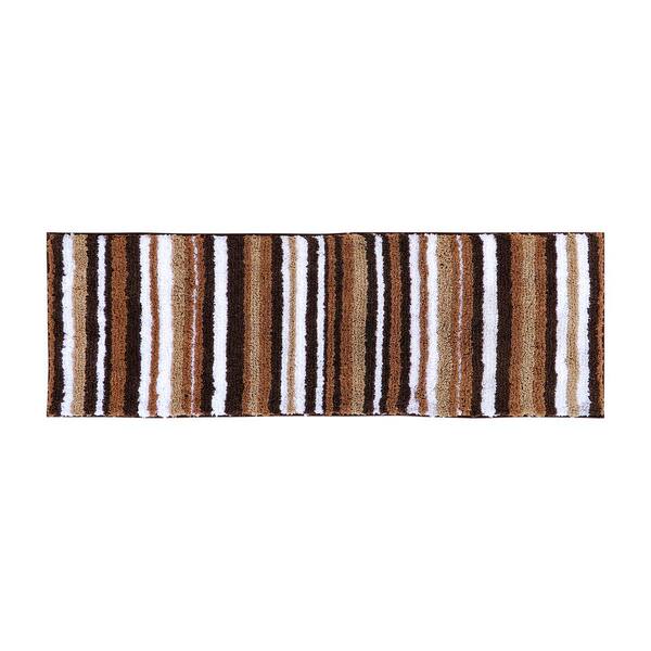 Better Trends Griffie Collection 20 in. x 60 in. Brown Polyester