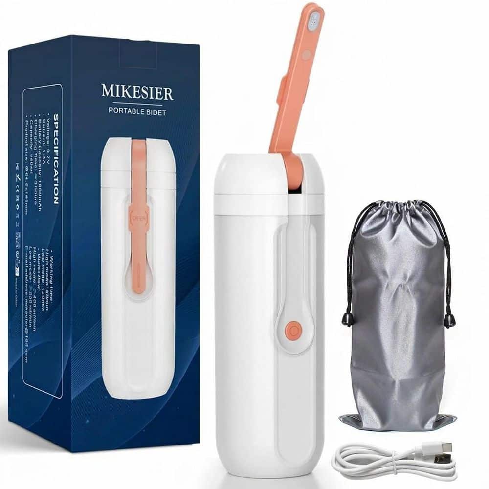 Handheld Bidet Attachment Travel Electric Sprayer with LED Display, 340ml Bottle Included, Waterproof price history on PriceWatchPro