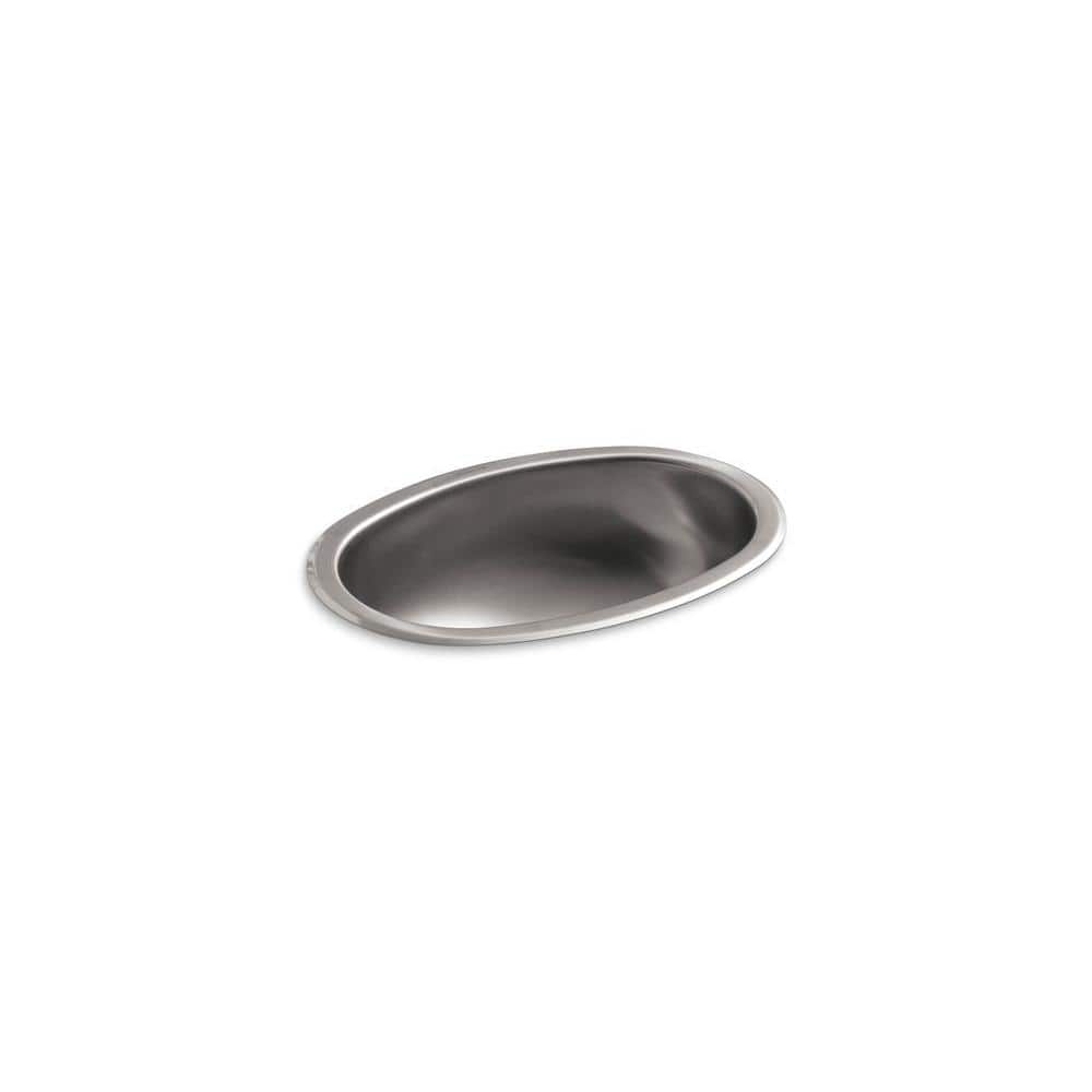 KOHLER Rhythm Undermount Stainless Steal Bathroom Sink in Stainless Steel KOHLER Rhythm Undermount Stainless Steal Bathroom Sink in Stainless Steel