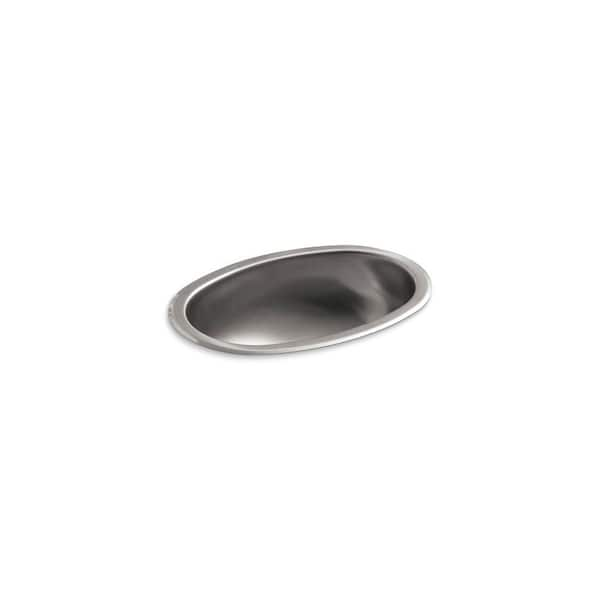 KOHLER Bolero Undermount Stainless Steal Bathroom Sink with Satin Finish in Stainless-Steel