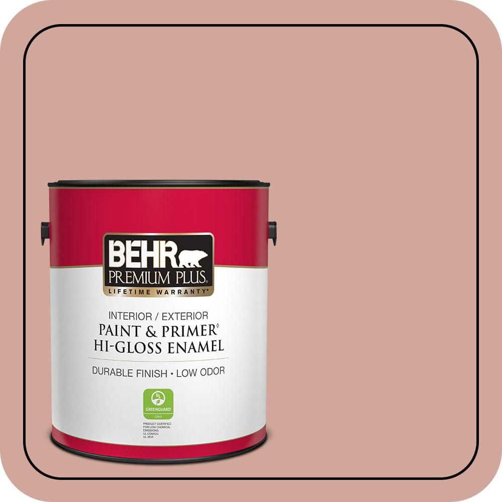 1 gal. #200E-3 Cinnamon Cocoa Hi-Gloss Enamel Interior/Exterior Paint & Primer price history on PriceWatchPro