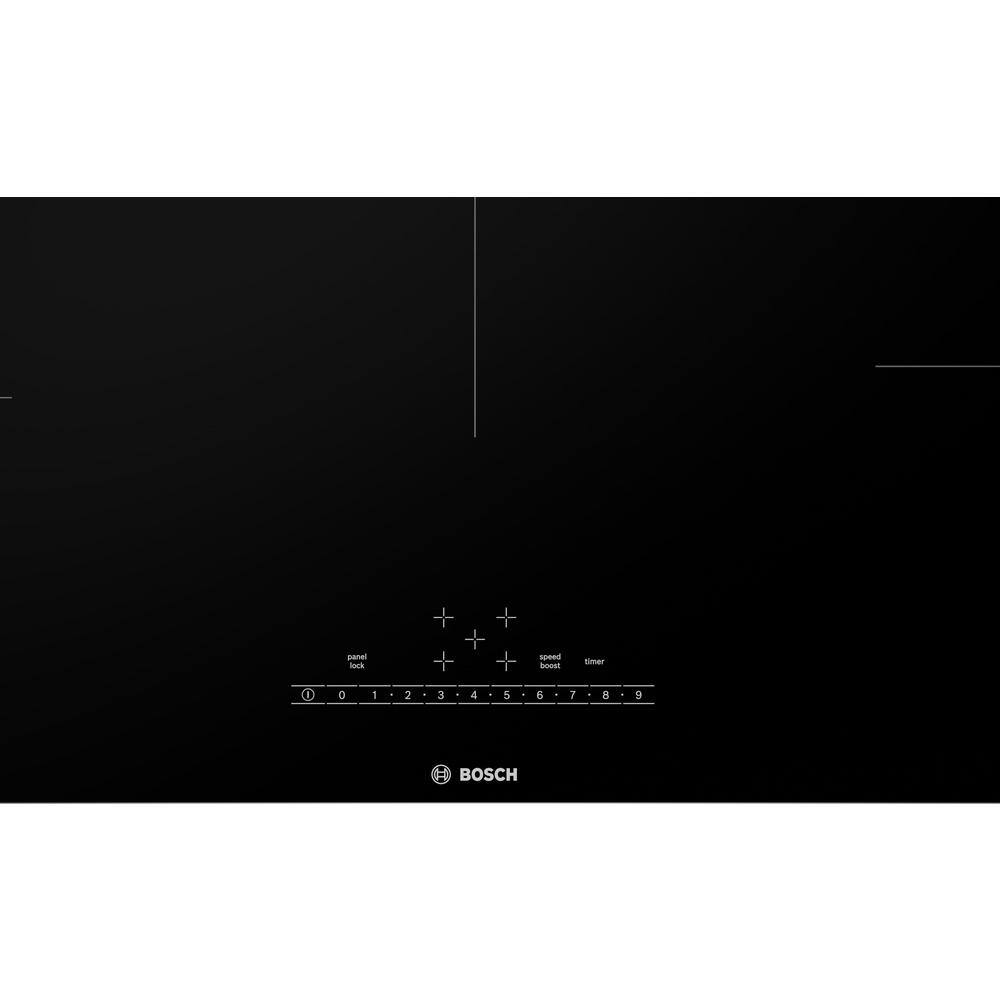 36" Frameless Black Induction Cooktop with 5 Elements
