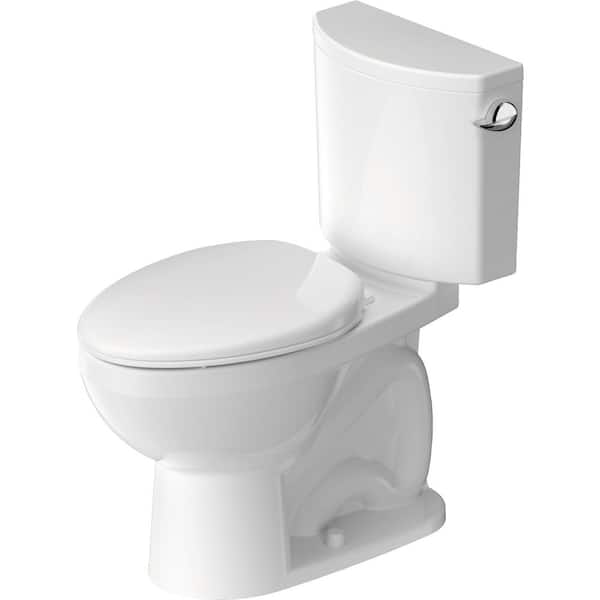 Duravit No.1 PRO 2-Piece 1.28 GPF Single Flush Elongated Toilet in White (Seat Not Included)