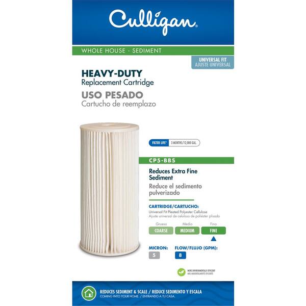 Culligan Universal 5-Micron Heavy-Duty Pleated Sediment