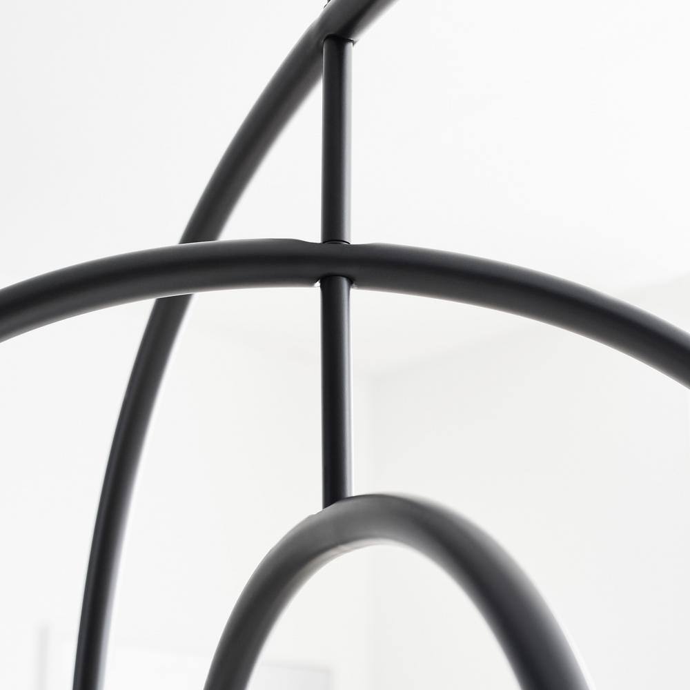 Hadden 6-Light Midnight Black Modern Chandelier