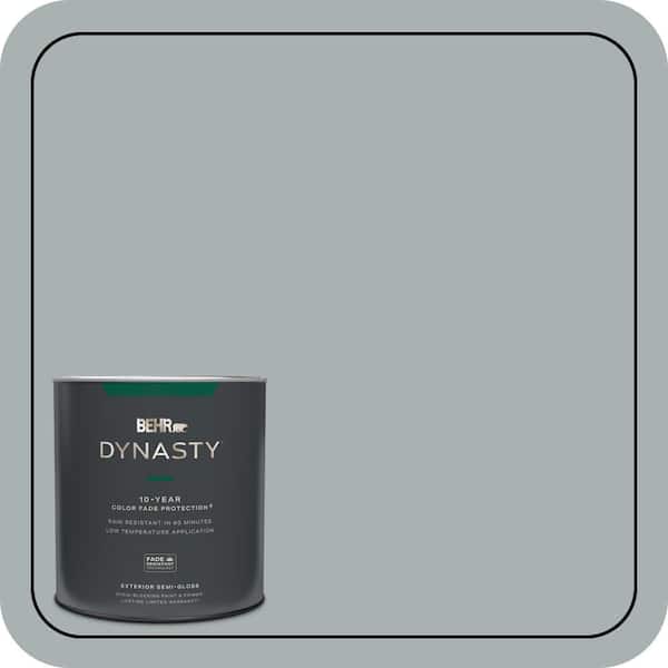 BEHR DYNASTY 1 qt. #730F-4 Flint Smoke Semi-Gloss Enamel Exterior Stain-Blocking Paint & Primer