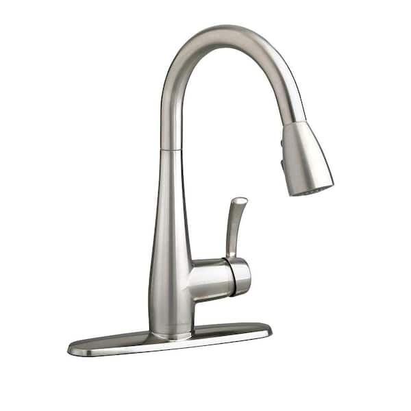 American Standard Quince Single-Handle Pull-Down Sprayer Kitchen Faucet in Stainless Steel