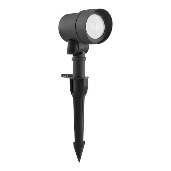 Rodham 216 Lumen Low Voltage Black Hardwired Integrated LED Outdoor Landscape Flood Light With Adjustable Lamp Head