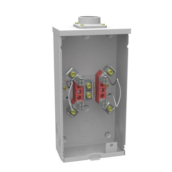 Milbank 200 Amp 4 Terminal Ringless Overhead Meter Socket