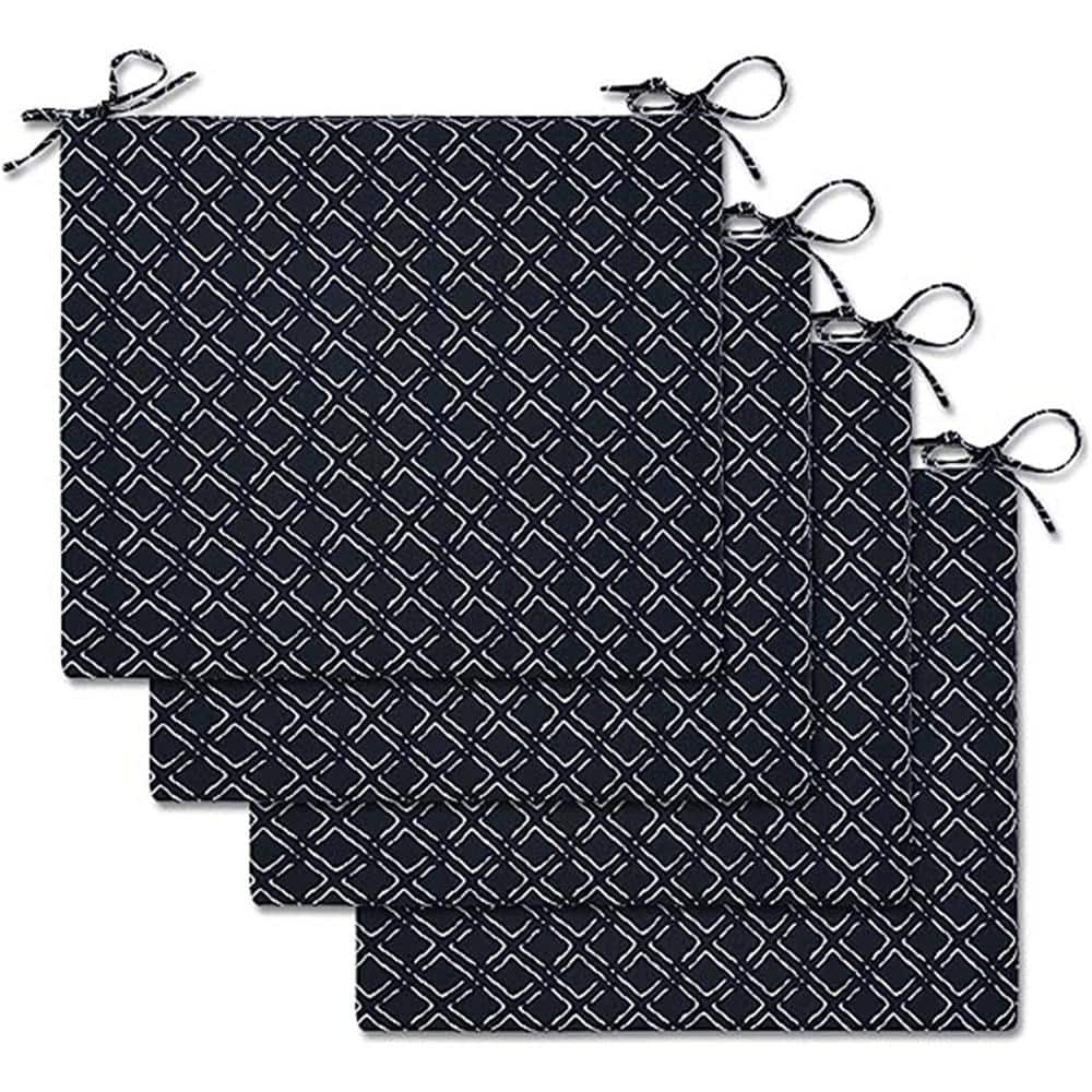 Outdoor Chair Cushions 18.5 in. x 16 in. x 3 in. Pack of 4, Patio Cushions 