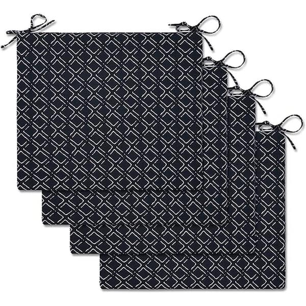 Unbranded Outdoor Chair Cushions 18.5 in. x 16 in. x 3 in. Pack of 4, Patio Cushions for Outdoor Furniture, Throw Pillow