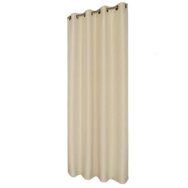Unbranded 54 in. x 84 in. Waterproof Outdoor Curtains for Patio Premium Thick Privacy Grommet Outside Curtains, Cream (1-Panel)