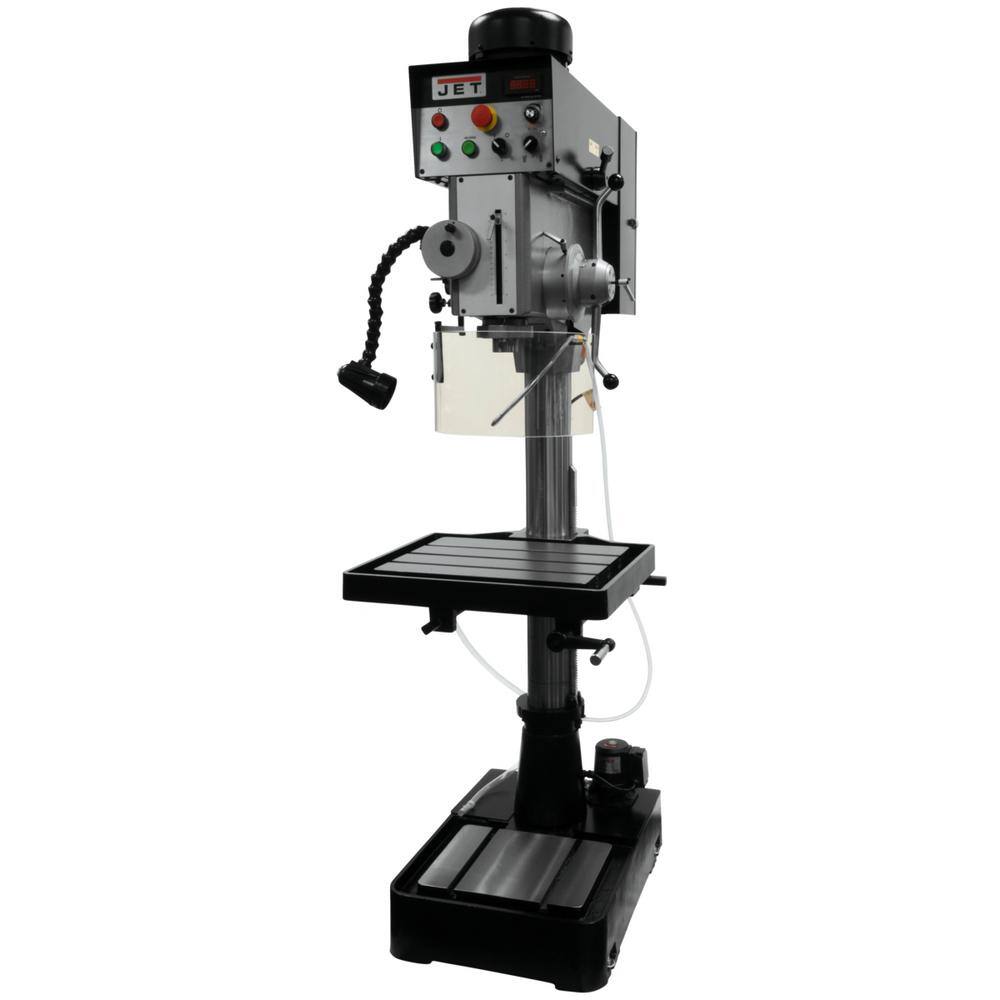 Jet 20 in. Variable Speed Gear Head Drill Press with Power Down Feed