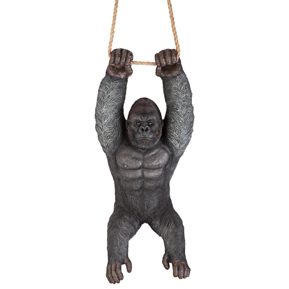 Gorilla Statue Sculpture Ornament Resin Monkey Indoor Home Décor Gift New