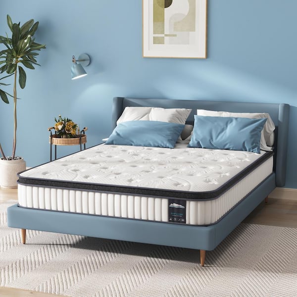 Serleep Full Medium Hybrid 12 in. Bed-in-a-Box Mattress