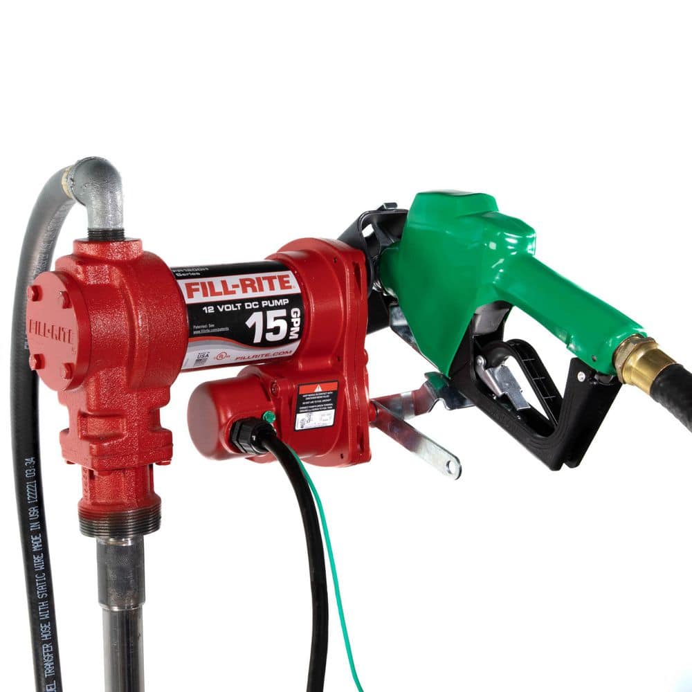 12-Volt 15 GPM 1/4 hp. Fuel Transfer Utility Pump w/12' Hose, Automatic Nozzle, and Suction Pipe price history on PriceWatchPro