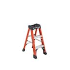 3 ft. Fiberglass Step Ladder with 375 lbs. Load Capacity Type IAA Duty Rating