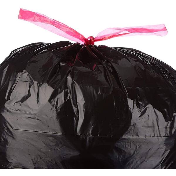 PlasticMill 24 in. W x 23 in. H 8 Gal. 1.2 mil Black Trash Bags (500-  Count) PM242312B500 - The Home Depot