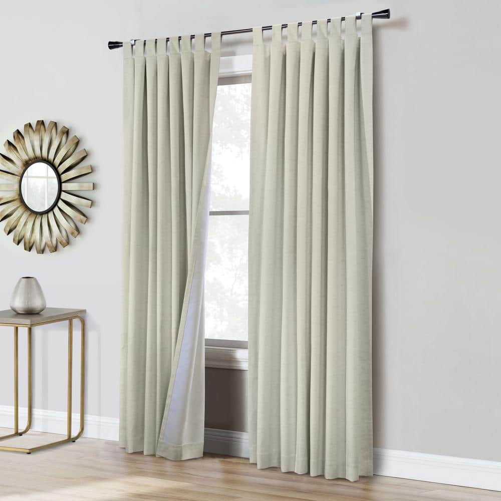 Ventura Natural 52 in. W x 84 in. L Tab Top Total Blackout Curtain Panel Pair, Each Panel price history on PriceWatchPro