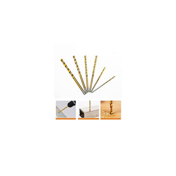 Mini Drill Bit Set High Speed Steel HSS Titanium Micro Drill Bits