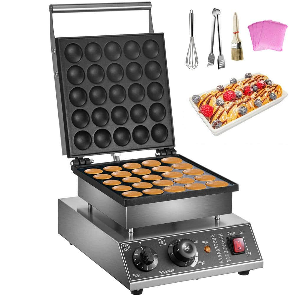 VEVOR Mini Dutch Pancake Maker 1.7 in. D Mini Waffle Cone