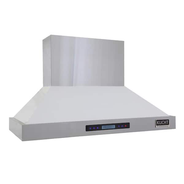 Professional 48 in. 900 CFM Ducted Wall Mount Range Hood with Light in White