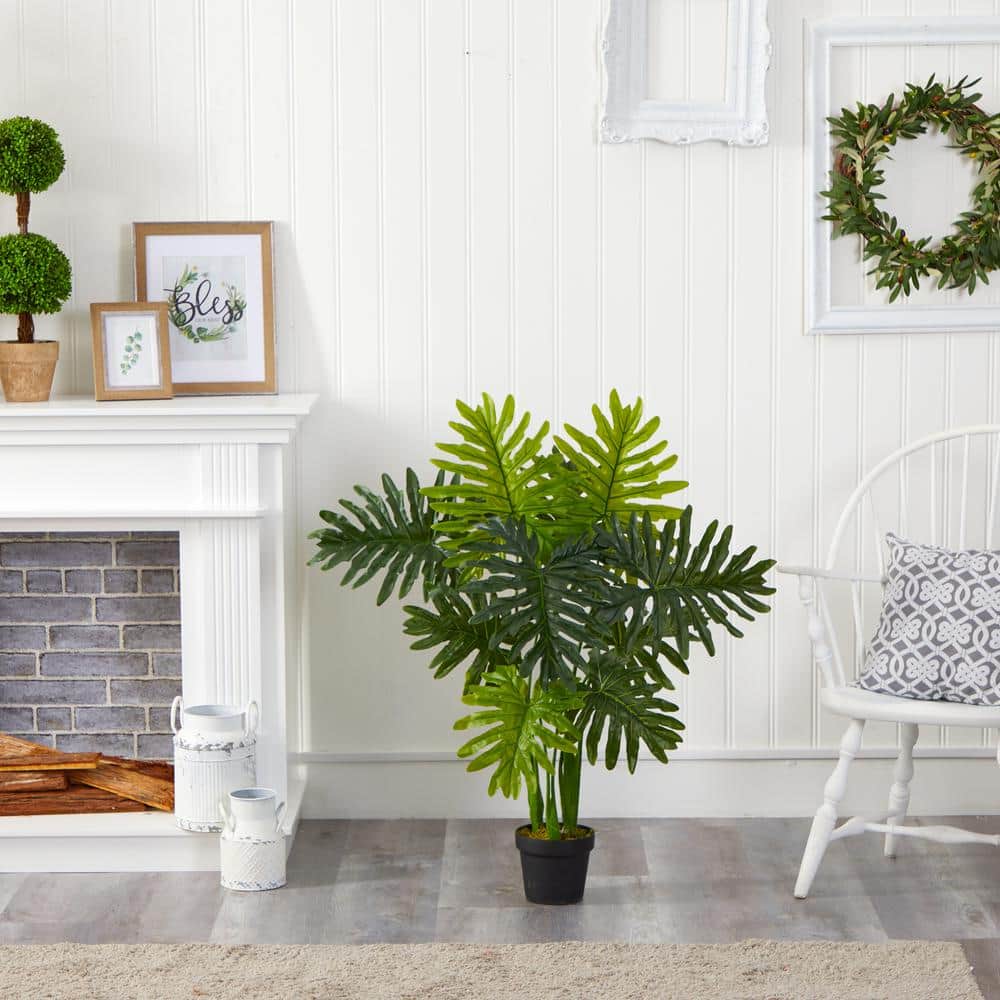 40 in. Philodendron Artificial Plant (Real Touch)