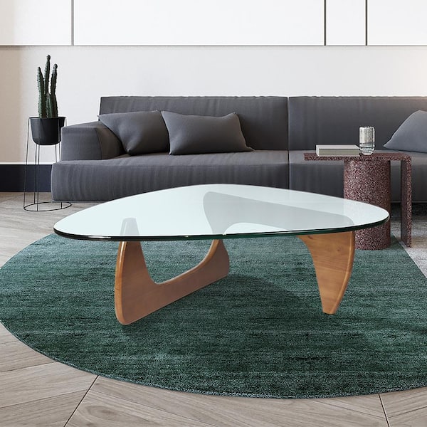 Coffee Table Walnut or White 100x50x45h cm 