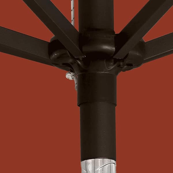 brown patio umbrella madison wi Outdoor Expressions 9 Ft. Aluminum Tilt/Crank Brown Patio Umbrella