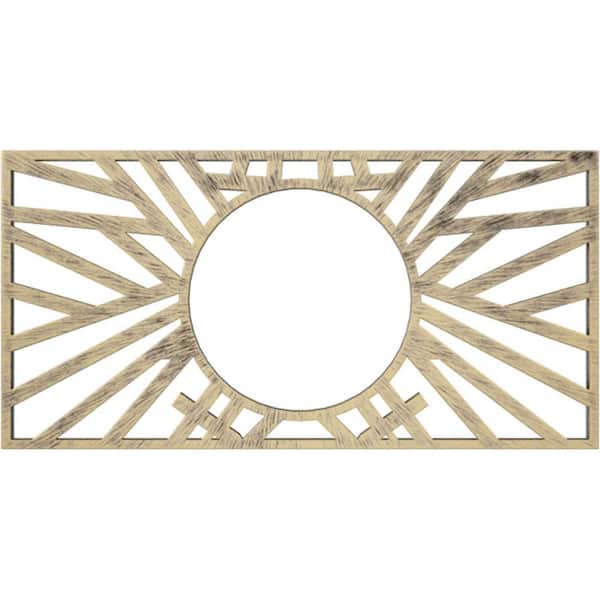 Ekena Millwork 0.5 in. x 16 in. x 8 in. PVC Medallion Moulding