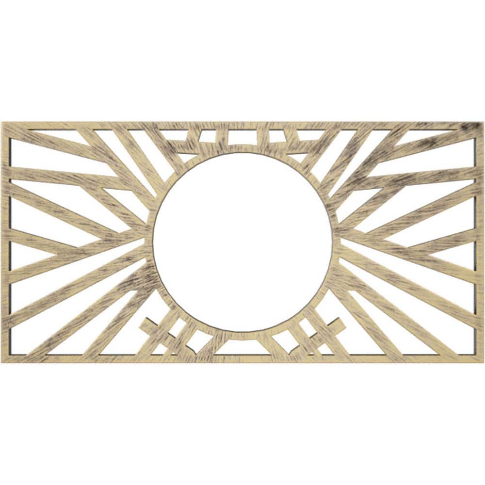 1 in. x 40 in. x 20 in PVC Medallion Moulding price history on PriceWatchPro