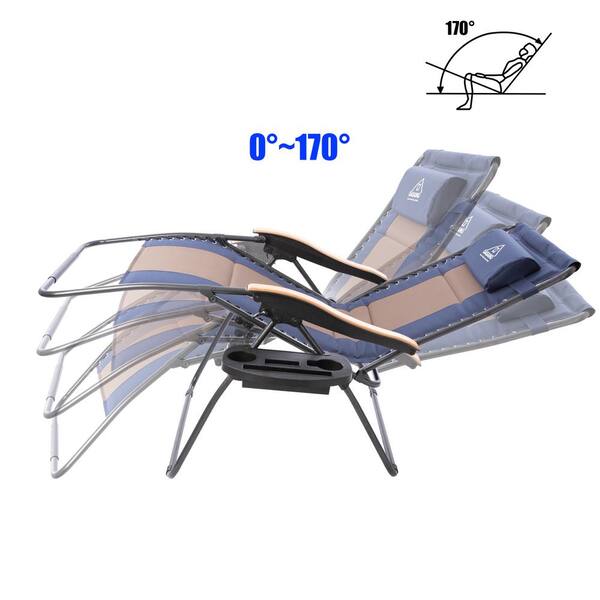 cushioned zero gravity chair