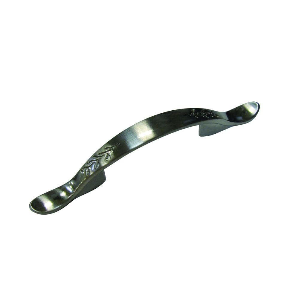 Daluis Collection 3 in. or 3 3/4 in. (76 mm to 96 mm) Brushed Nickel Traditional Cabinet Arch Pull price history on PriceWatchPro