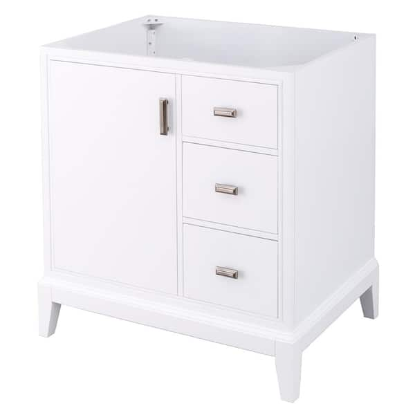 30 in. Sink and Drawer Base Vanity Bathroom Cabinet in Unfinished Poplar