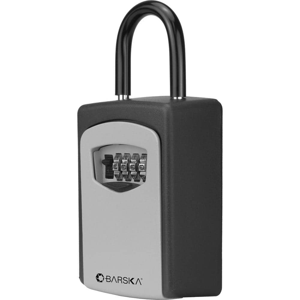 BARSKA Combination Key Lock Box with Door Hanger and Wall Mount CB13797 ...